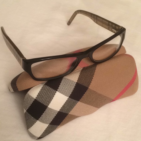 Authentic Burberry Glasses (Black & Monogram) - Picture 1 of 6